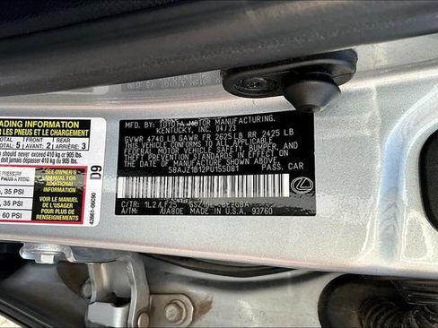 Used 2023 Lexus ES 350 F Sport w/ Accessory Package (Z2) FWD image 19