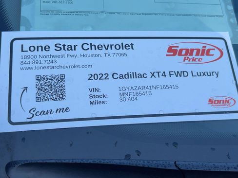 Used 2022 Cadillac XT4 Luxury image 32