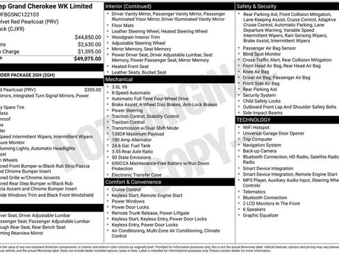 Used 2022 Jeep Grand Cherokee Limited AWD/4WD image 8