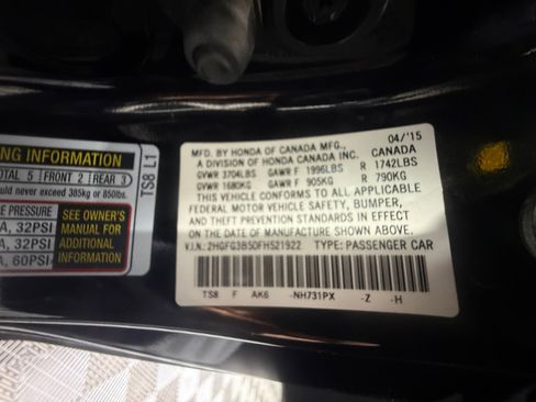 Used 2015 Honda Civic LX image 25