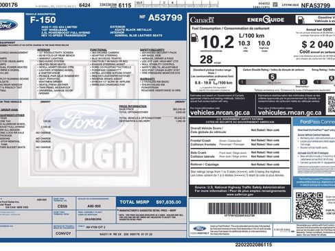 Used 2022 Ford F150 Limited AWD/4WD image 17