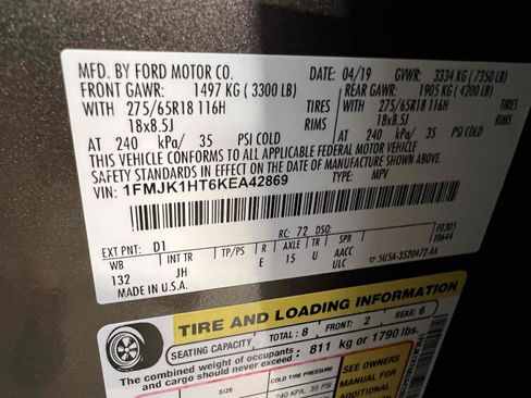Used 2019 Ford Expedition Max XLT RWD image 12