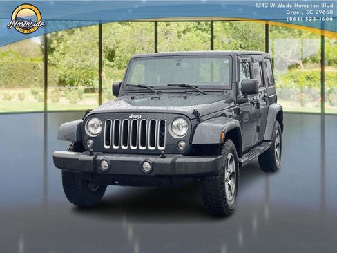 Used 2016 Jeep Wrangler Unlimited Sahara w/ Max Tow Package image 1