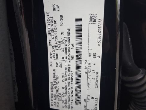 Used 2019 Ford F150 Raptor w/ Equipment Group 802A Luxury AWD/4WD image 28