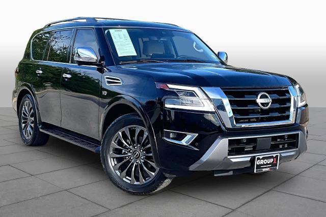 Certified 2022 Nissan Armada Platinum w/ Captain's Chairs Package RWD image 3