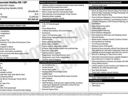 Used 2023 Chevrolet Malibu RS FWD image 6