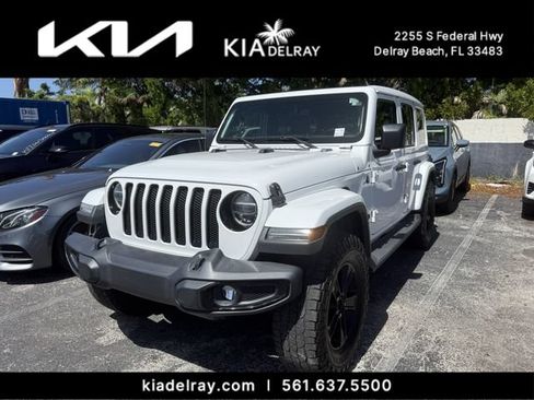 Used 2021 Jeep Wrangler Unlimited Sahara AWD/4WD image 4