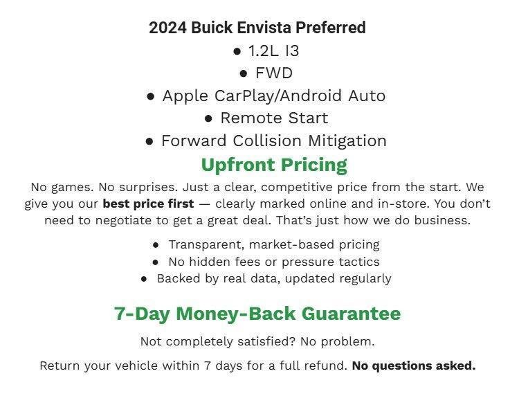 Used 2024 Buick Envista Preferred w/ Convenience I Package FWD image 1