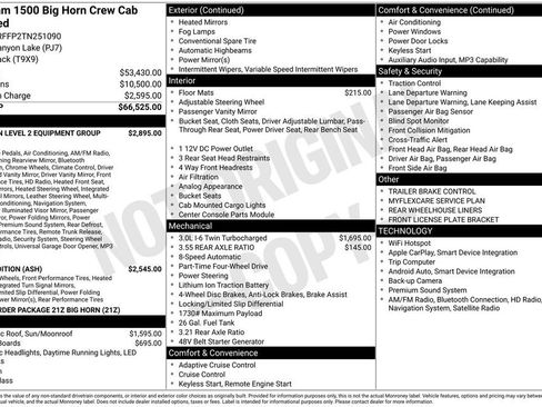 Used 2026 RAM 1500 Big Horn AWD/4WD image 4