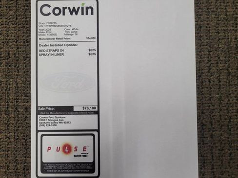 New 2025 Ford F350 Lariat w/ Chrome Package image 2