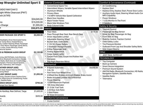 Used 2022 Jeep Wrangler Unlimited Sport AWD/4WD image 39