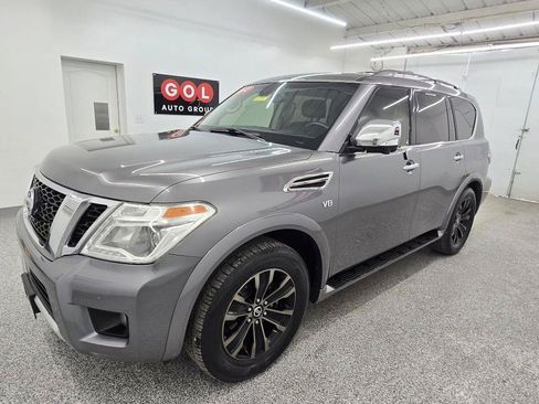 Used 2017 Nissan Armada Platinum w/ Captain Seat Package RWD image 4
