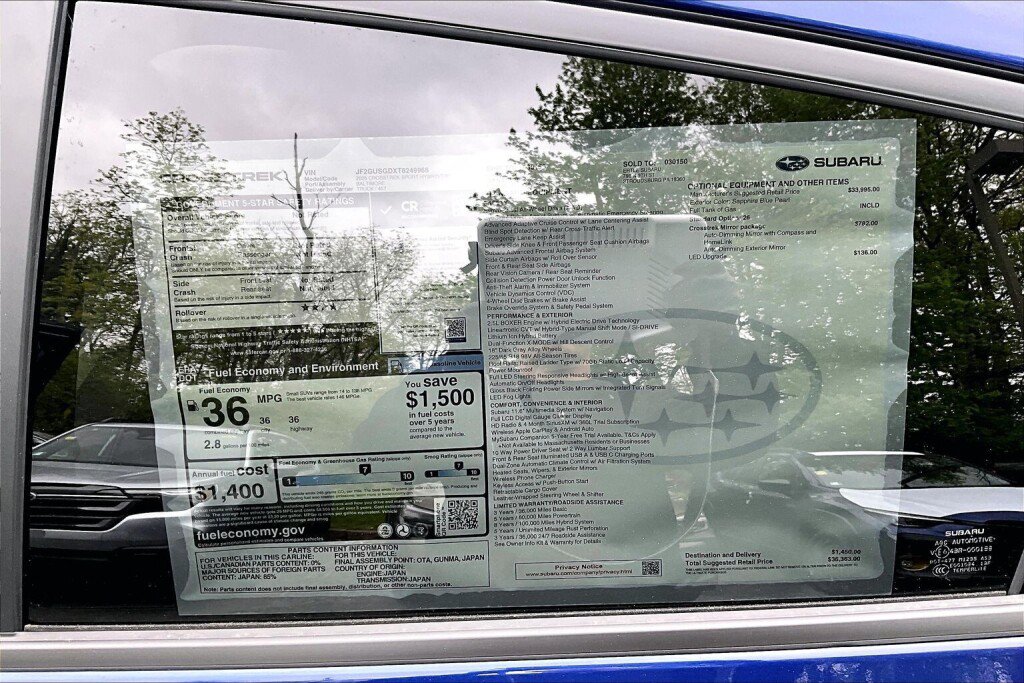 New 2026 Subaru Crosstrek 2.5i Limited w/ Crosstrek Mirror Package AWD/4WD image 12