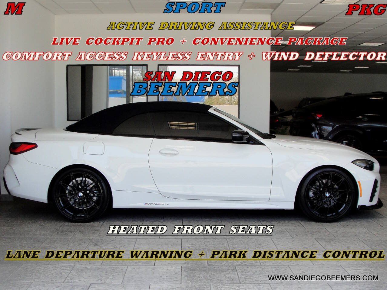 Used 2022 BMW 430i Convertible w/ M Sport Package RWD image 16