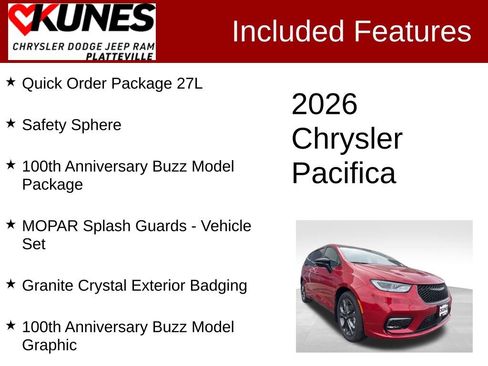 New 2026 Chrysler Pacifica Select image 2
