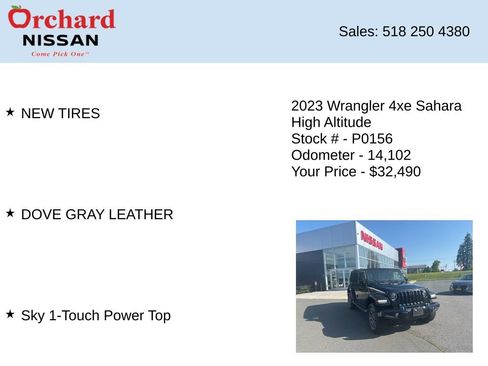 Used 2023 Jeep Wrangler Unlimited Sahara AWD/4WD image 7