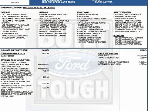New 2026 Ford F150 Lariat w/ Equipment Group 501A Mid image 2
