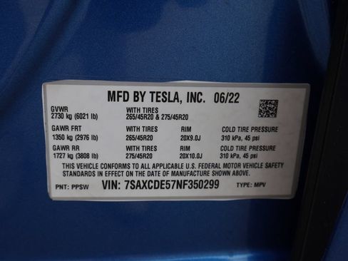 Used 2022 Tesla Model X AWD/4WD image 42