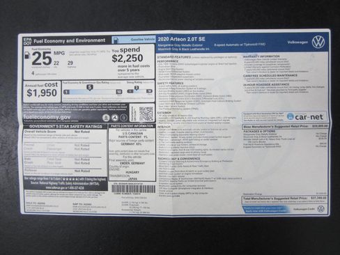 Used 2020 Volkswagen Arteon SE image 34