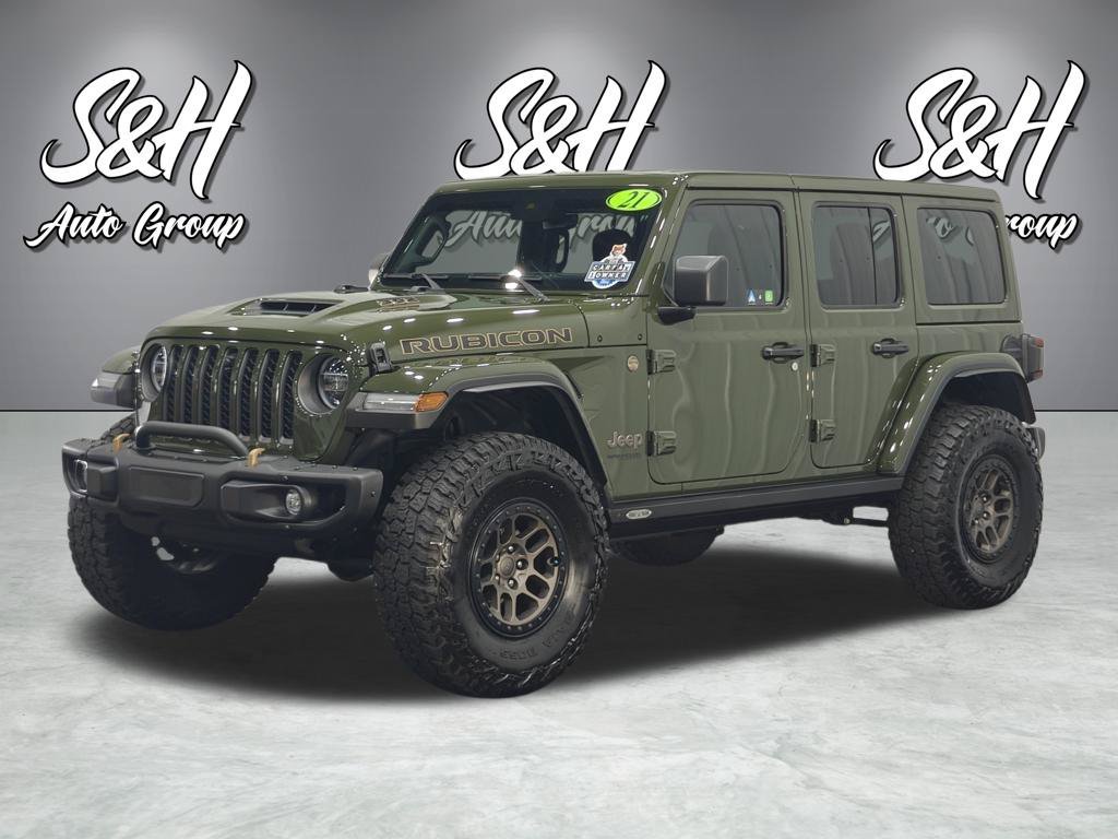 Used 2021 Jeep Wrangler Unlimited Rubicon w/ Xtreme Recon 35" Tire Package AWD/4WD image 16