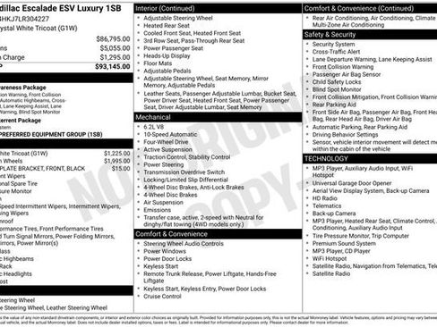 Used 2020 Cadillac Escalade ESV Luxury AWD/4WD image 6