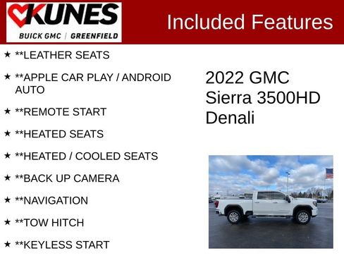 Used 2022 GMC Sierra 3500 Denali w/ Technology Package image 2
