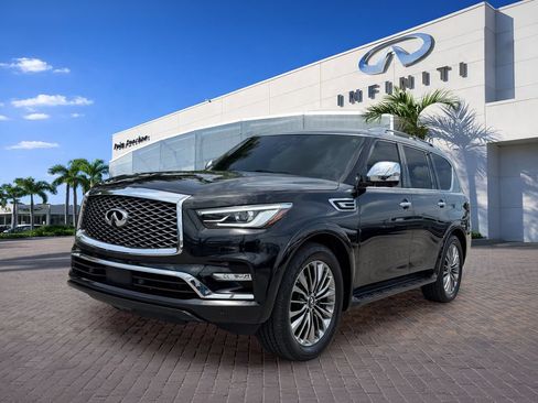 Used 2021 INFINITI QX80 Sensory w/ Cargo Package AWD/4WD image 3