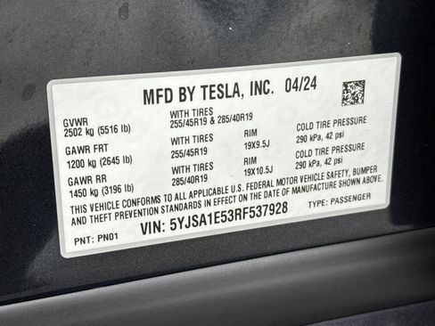 Used 2024 Tesla Model S image 52