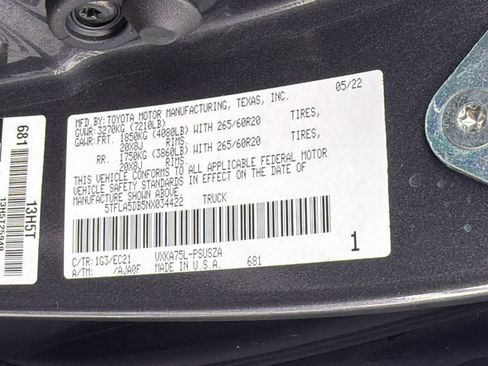 Used 2022 Toyota Tundra SR5 w/ TRD Sport Premium Package image 27