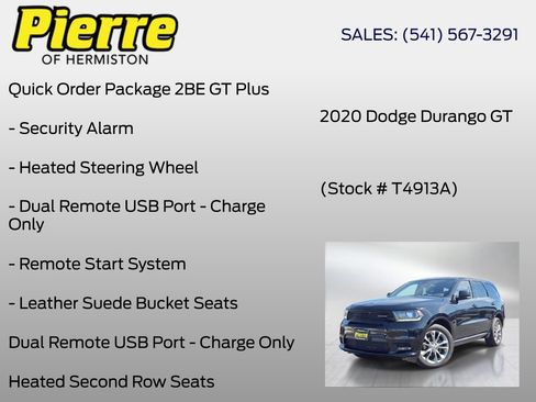 Used 2020 Dodge Durango GT AWD/4WD image 18