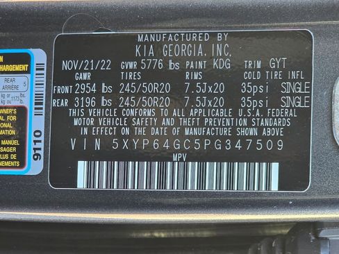 Used 2023 Kia Telluride S w/ S Sunroof Package image 53