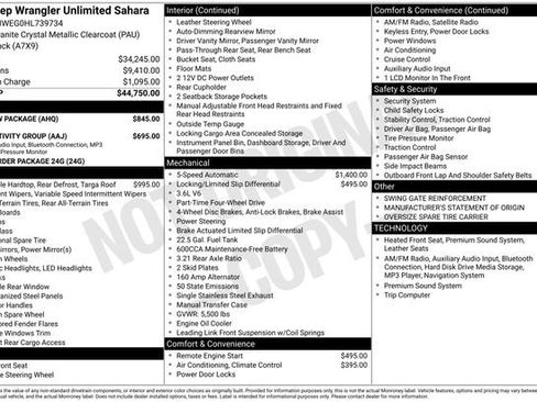 Used 2017 Jeep Wrangler Unlimited Sahara w/ Max Tow Package image 33