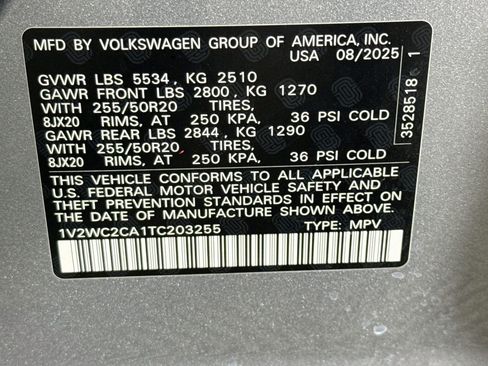 Used 2026 Volkswagen Atlas Cross Sport SE FWD image 40