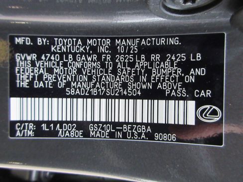 New 2025 Lexus ES 350 w/ Premium Package image 50