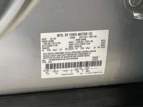 Used 2020 Ford Explorer XLT w/ Equipment Group 202A image 16