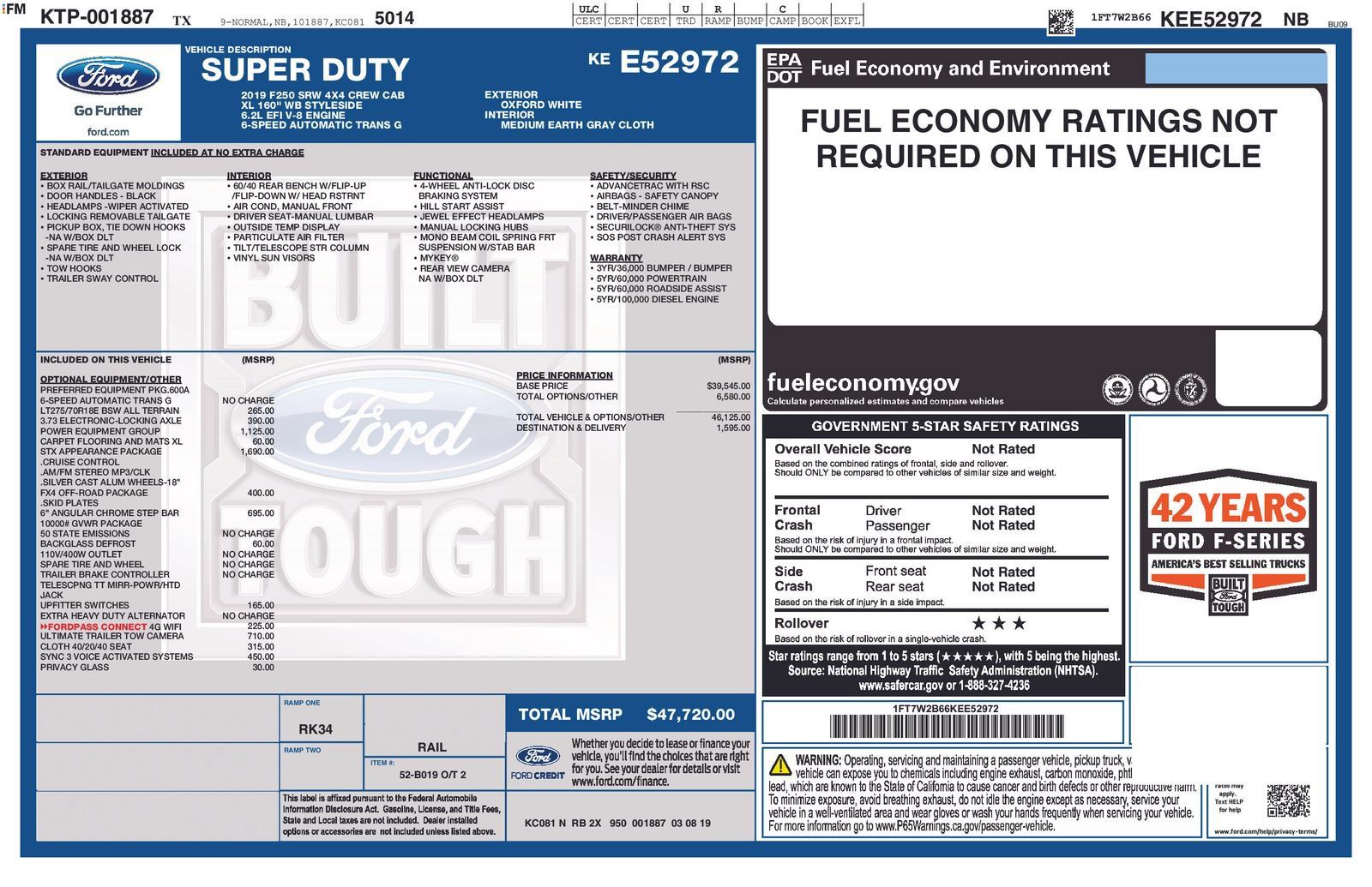 Used 2019 Ford F250 XL w/ STX Appearance Package AWD/4WD image 17