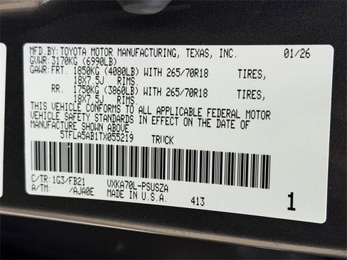 New 2026 Toyota Tundra SR5 image 27