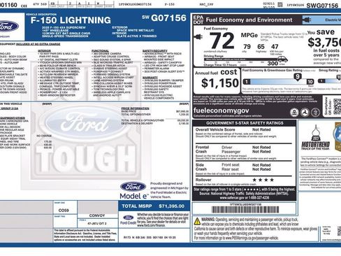 Used 2025 Ford F150 Lightning Flash AWD/4WD image 2