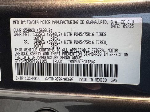 Used 2023 Toyota Tacoma SR w/ SR Convenience Package image 8