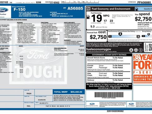 Used 2015 Ford F150 Platinum w/ FX4 Off-Road Package AWD/4WD image 22
