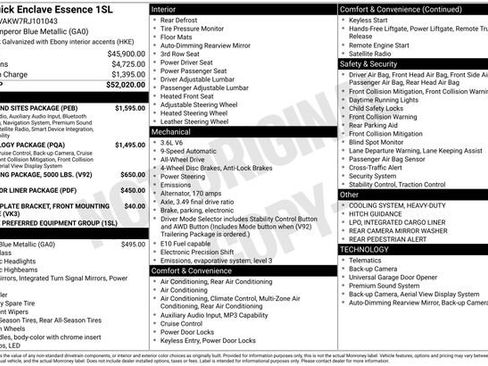 Used 2024 Buick Enclave Essence w/ Sound and Sites Package AWD/4WD image 5