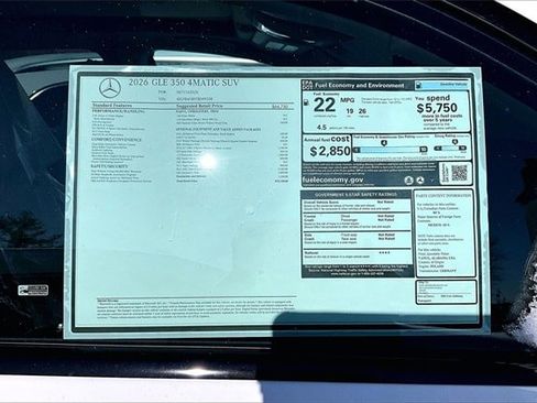 New 2026 Mercedes-Benz GLE 350 4MATIC image 16