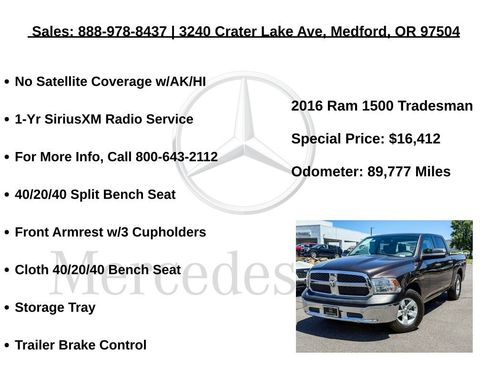 Used 2016 RAM 1500 Tradesman w/ Popular Equipment Group RWD image 30