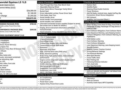 Used 2022 Chevrolet Equinox LS w/ LS Convenience Package FWD image 38