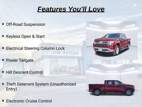Used 2024 Chevrolet Silverado 1500 LTZ w/ Z71 Off-Road Package AWD/4WD image 36