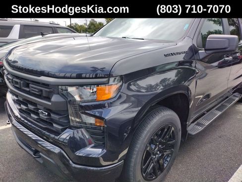 Used 2023 Chevrolet Silverado 1500 Custom w/ LPO, Dark Essentials Package AWD/4WD image 1