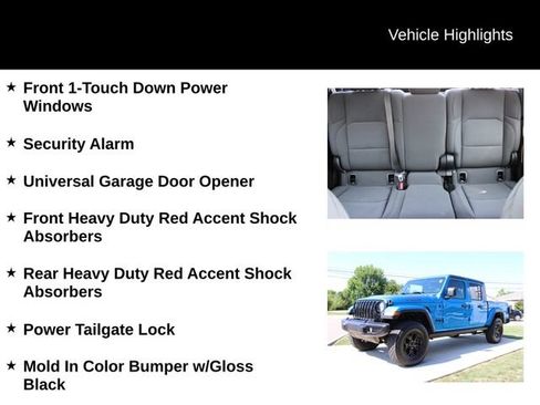 Used 2021 Jeep Gladiator Sport AWD/4WD image 12