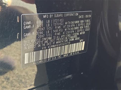 Certified 2024 Subaru Ascent Limited image 35