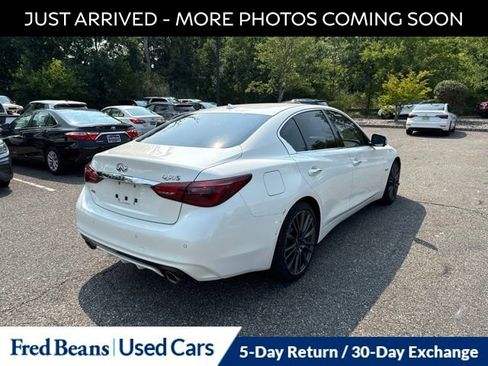 Used 2019 INFINITI Q50 Red Sport 400 w/ Sensory Package AWD/4WD image 8