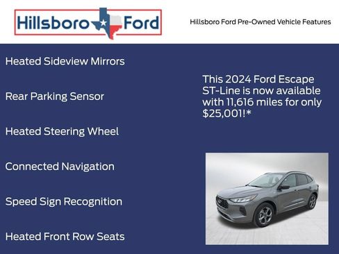 Used 2024 Ford Escape ST-Line w/ Tech Pack #1 AWD/4WD image 13